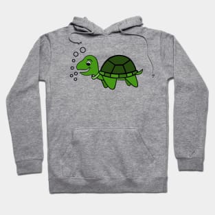 FUNNY Green Turtle Hoodie